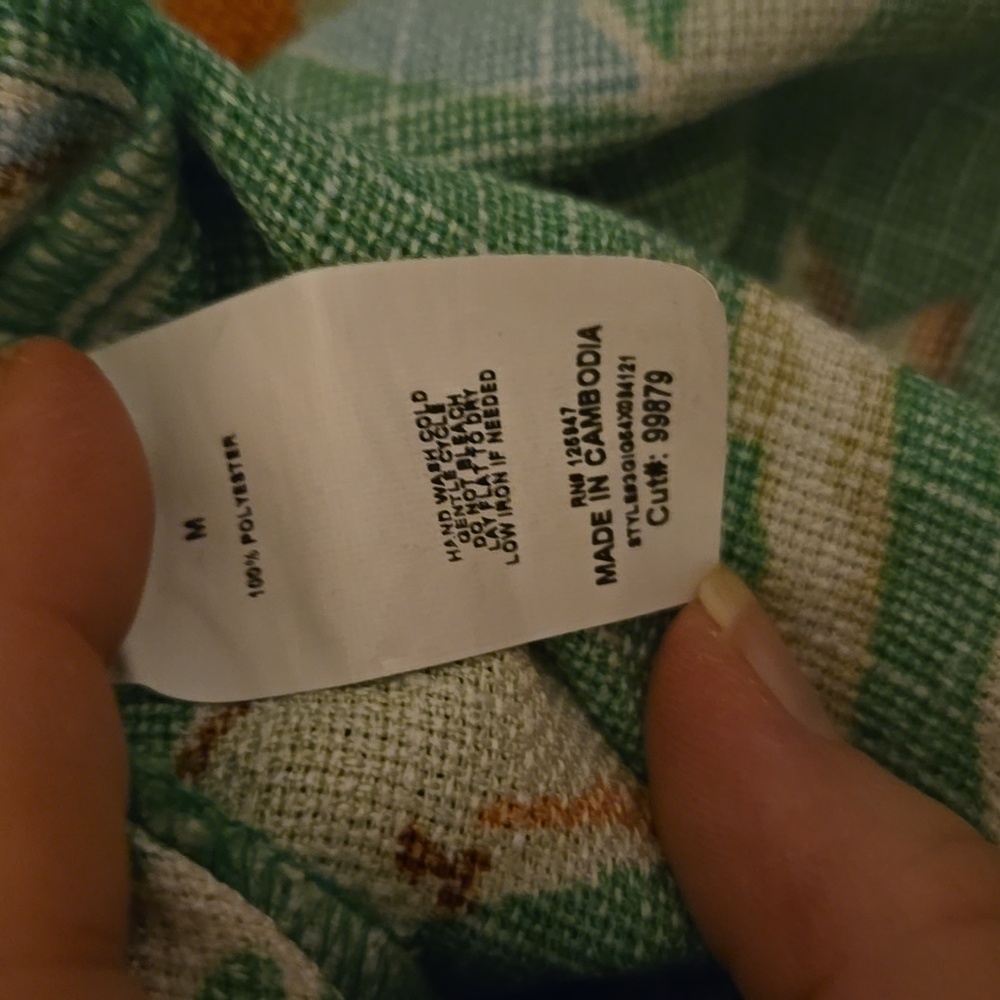 Cocomo Green Floral Mini Dress in Size Medium - Picture 8 of 8